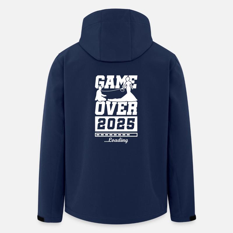 Wedding Loading 2025 Game Over - Veste softshell homme en polyester recyclé Stanley/Stella - marine