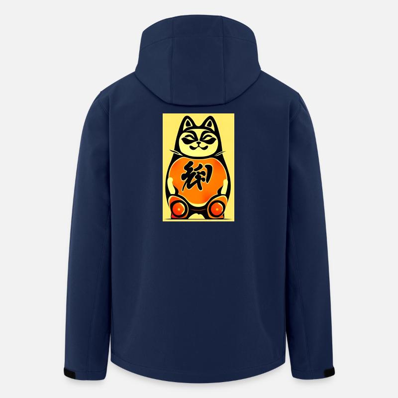 Maneki neko 4 - Men’s Recycled Softshell Jacket by Stanley/Stella - navy