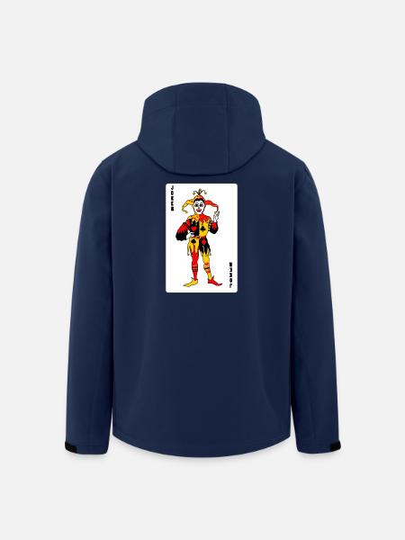 Spielkarte Joker Farbe - Recycelte Männer Softshell-Jacke von Stanley/Stella - Navy