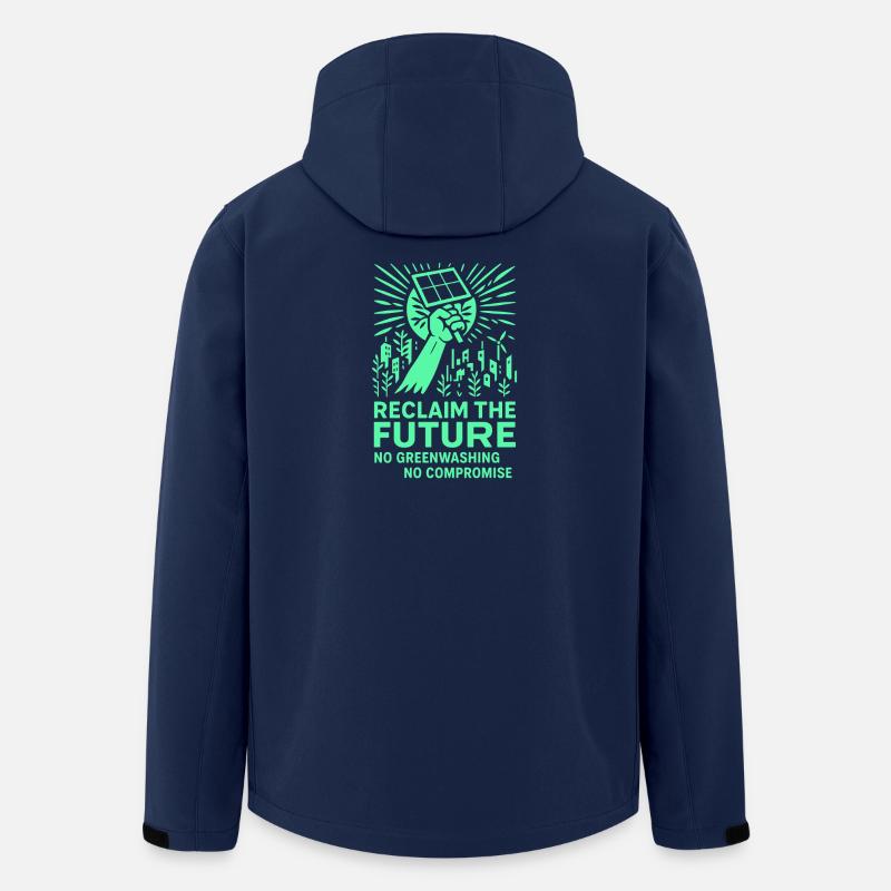 Reclaim the Future - Recycelte Männer Softshell-Jacke von Stanley/Stella - Navy