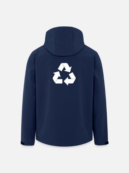 Recycling - Recycelte Männer Softshell-Jacke von Stanley/Stella - Navy