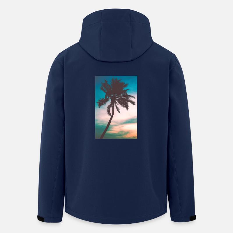 Palme - Recycelte Männer Softshell-Jacke Discoverer von Stanley/Stella - Navy