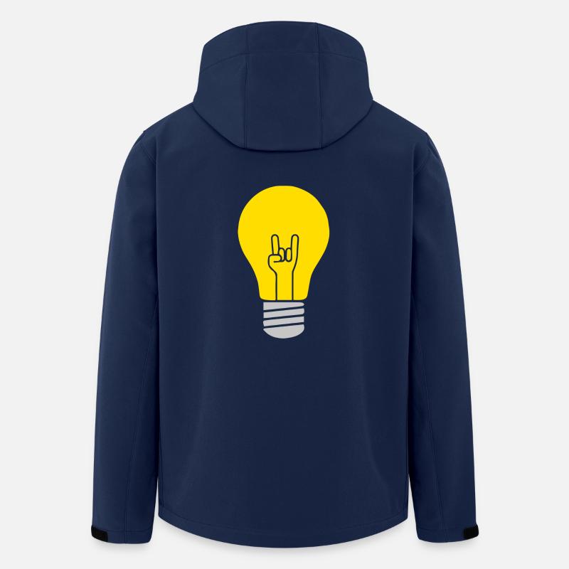 Rock electrifies - Men’s Recycled Softshell Jacket by Stanley/Stella - navy