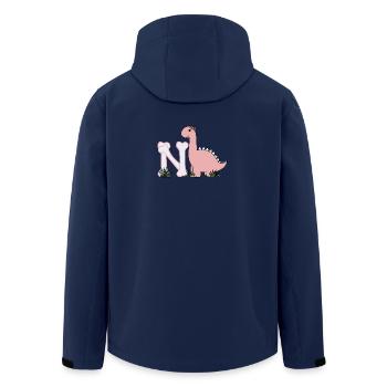 Letter N - Men’s Recycled Softshell Jacket by Stanley/Stella - navy - Back - AI Model Male 185 light (185cm)