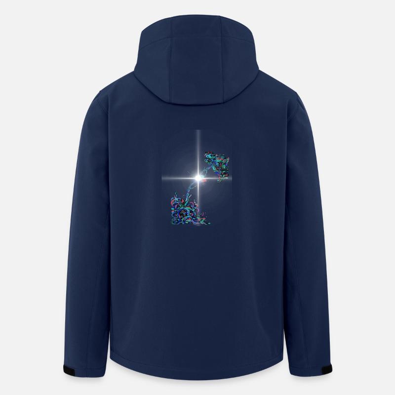 Photonenstreuer - Recycelte Männer Softshell-Jacke von Stanley/Stella - Navy