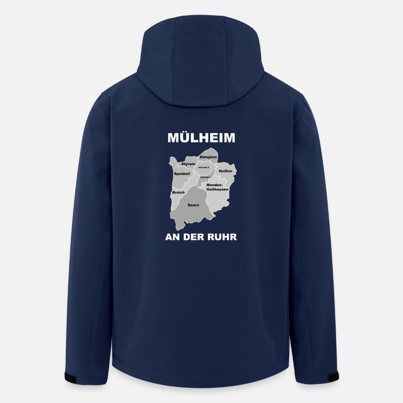 Mülheim an der Ruhr - Men’s Recycled Softshell Jacket by Stanley/Stella - navy
