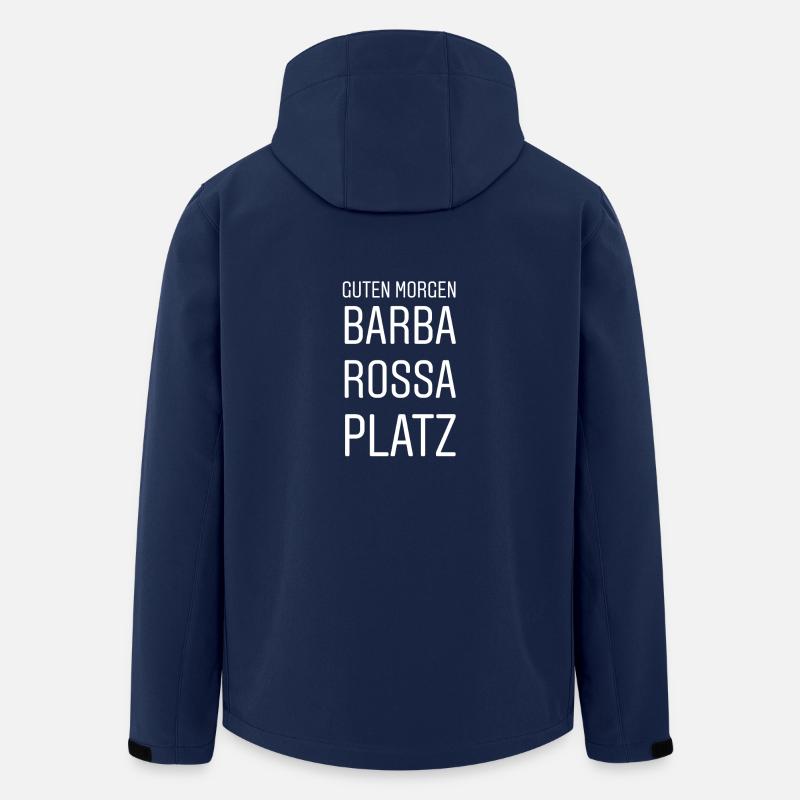 Guten Morgen Barbarossaplatz! - Recycelte Männer Softshell-Jacke von Stanley/Stella - Navy