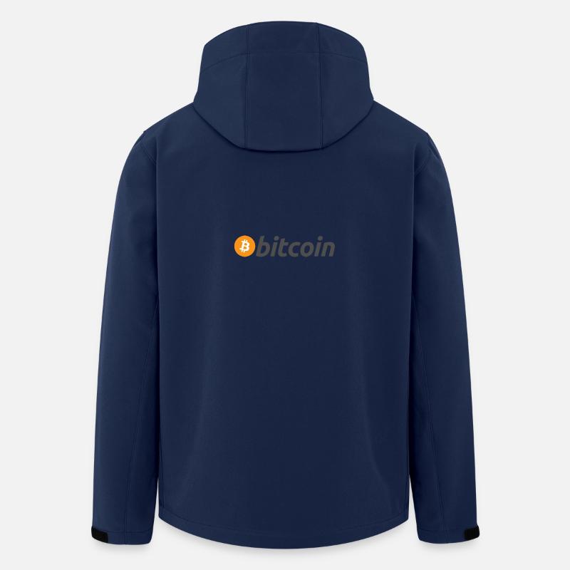 Bitcoin Logo B-Bitcoin official offiziell - Recycelte Männer Softshell-Jacke von Stanley/Stella - Navy