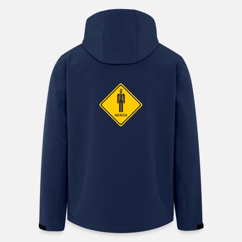 Attention nerds! - Men’s Recycled Softshell Jacket by Stanley/Stella - navy
