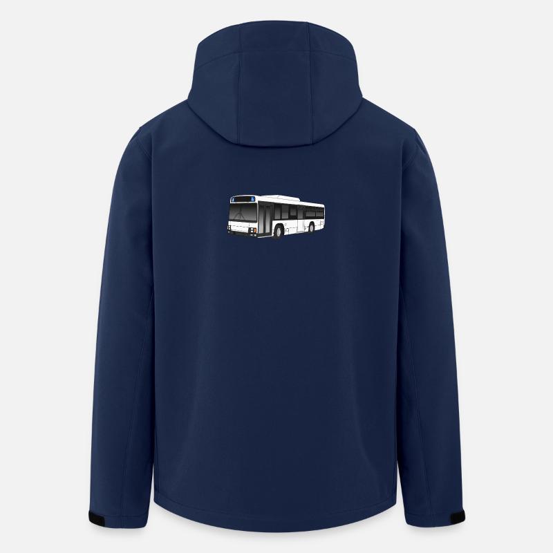 bus de service - Veste softshell homme en polyester recyclé Stanley/Stella - marine
