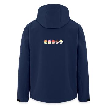 Cupcakes - Veste softshell homme en polyester recyclé Stanley/Stella - marine - Dos - AI Model Male 185 light (185cm)