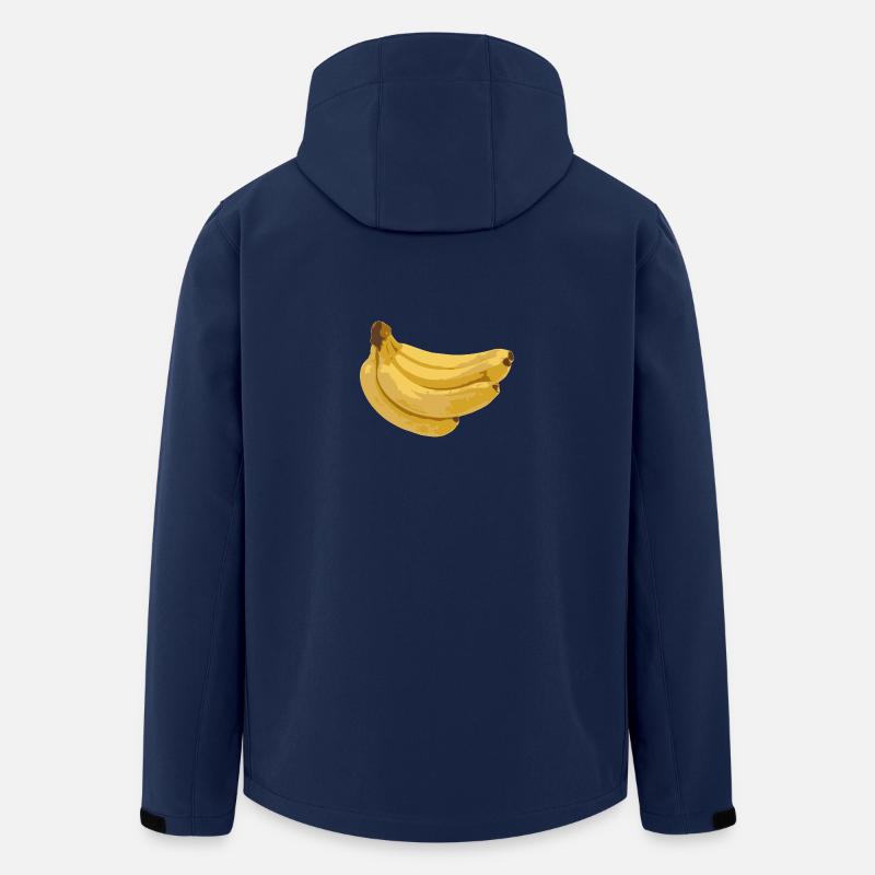 Bananen - Recycelte Männer Softshell-Jacke von Stanley/Stella - Navy
