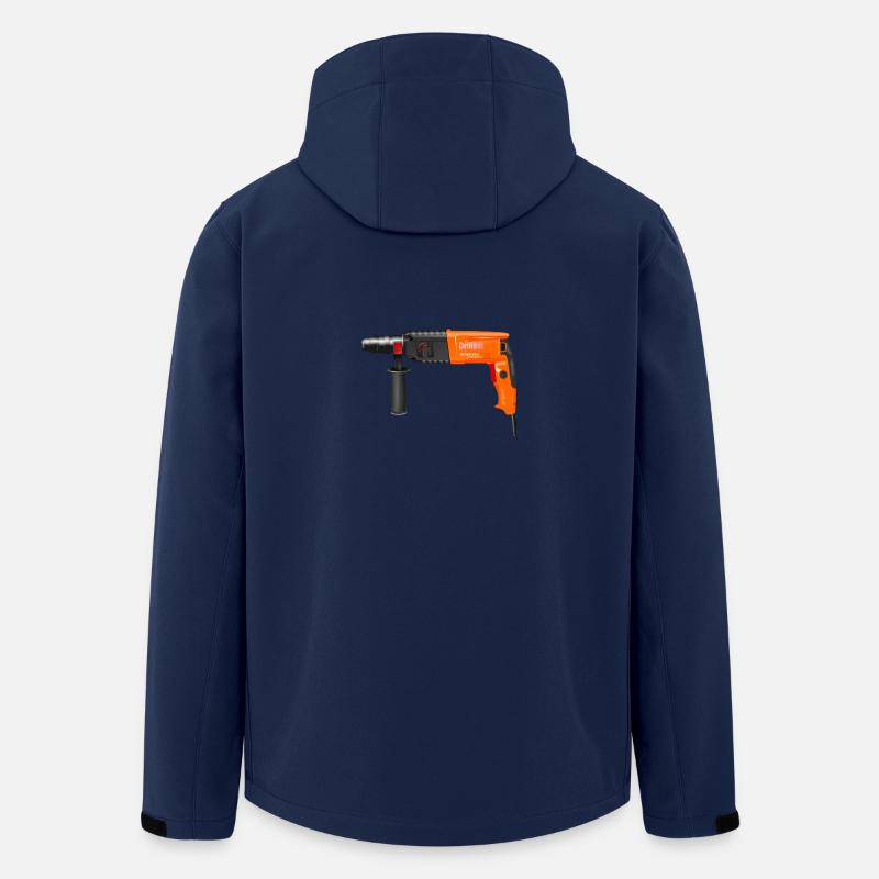 drilling machine - Men’s Recycled Softshell Jacket by Stanley/Stella - navy