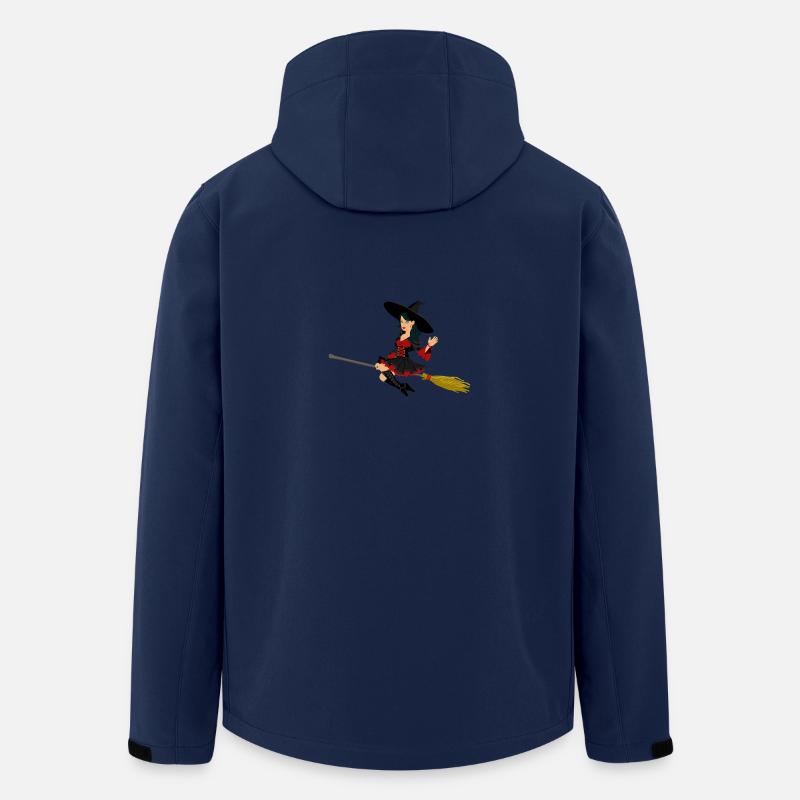 Sorcière sur balai - Veste softshell homme en polyester recyclé Stanley/Stella - marine