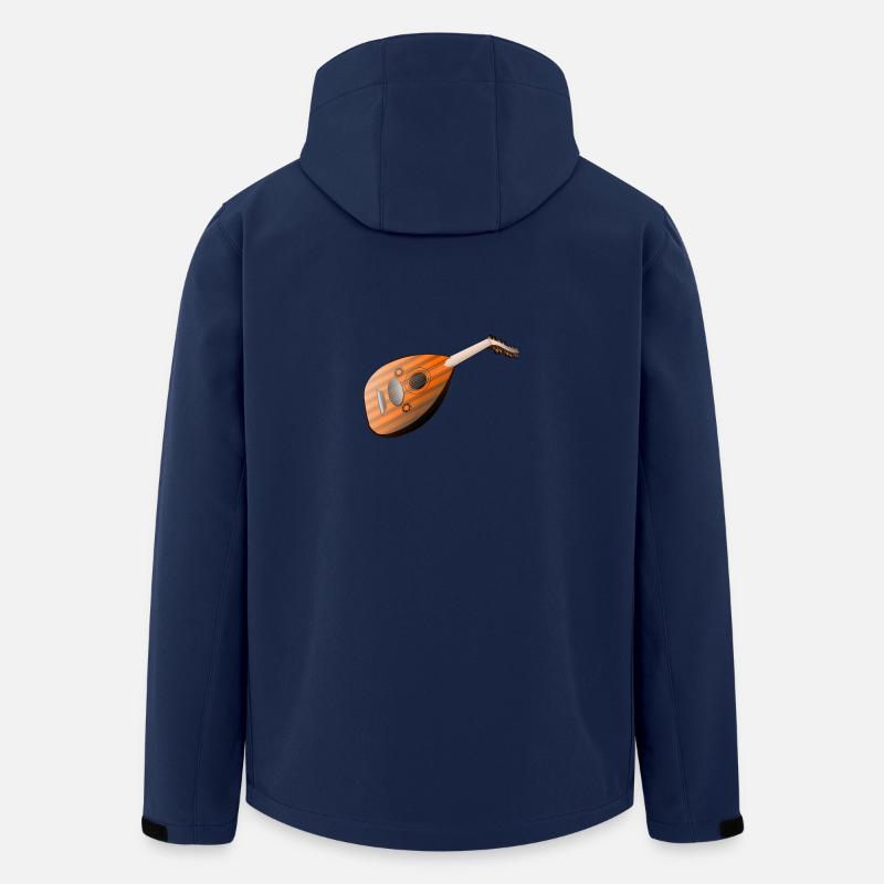 mandoline - Veste softshell homme en polyester recyclé Stanley/Stella - marine