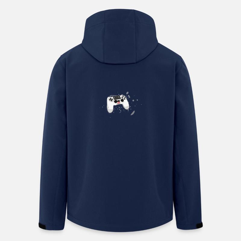 Gaming - Recycelte Männer Softshell-Jacke Discoverer von Stanley/Stella - Navy