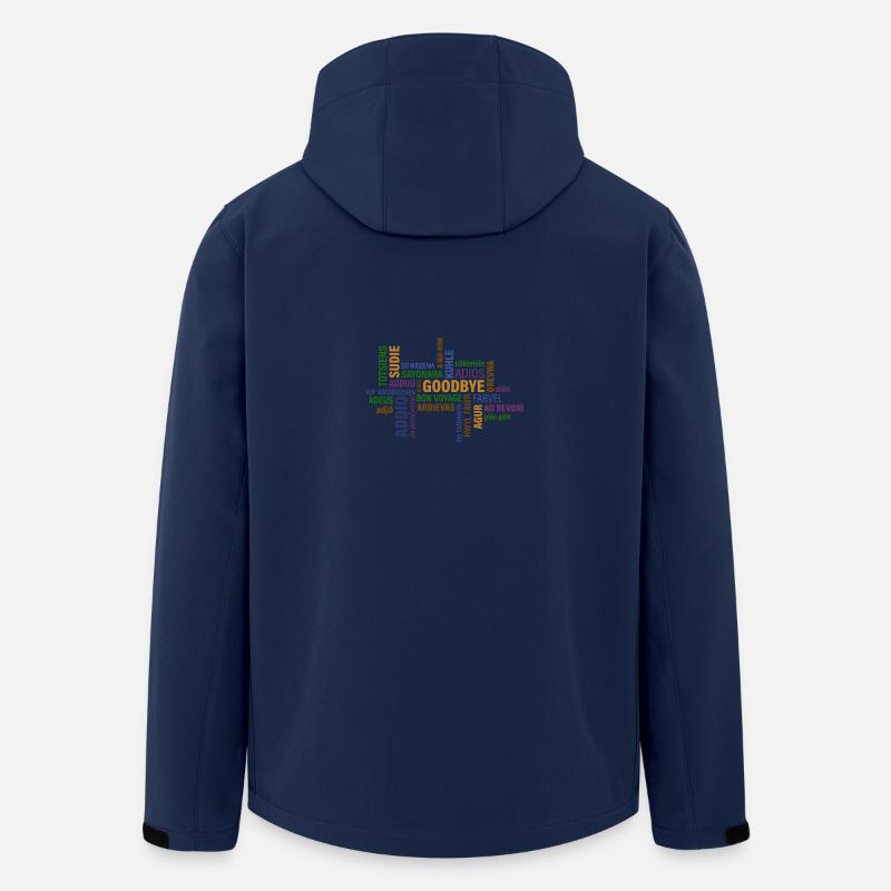 Auf Wiedersehen - Recycelte Männer Softshell-Jacke von Stanley/Stella - Navy