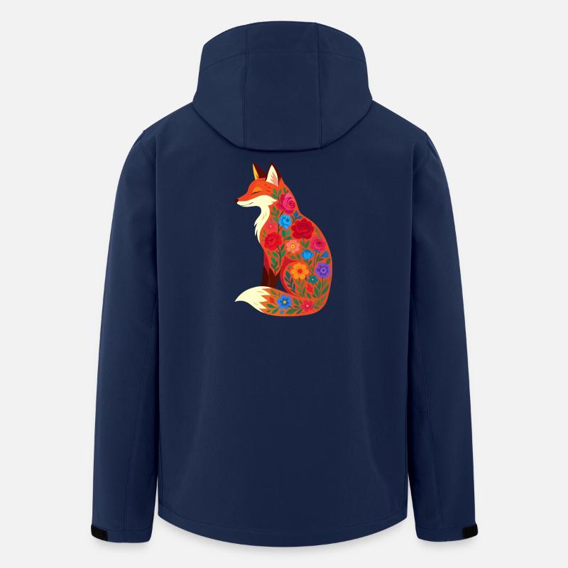 Fuchs - Recycelte Männer Softshell-Jacke von Stanley/Stella - Navy