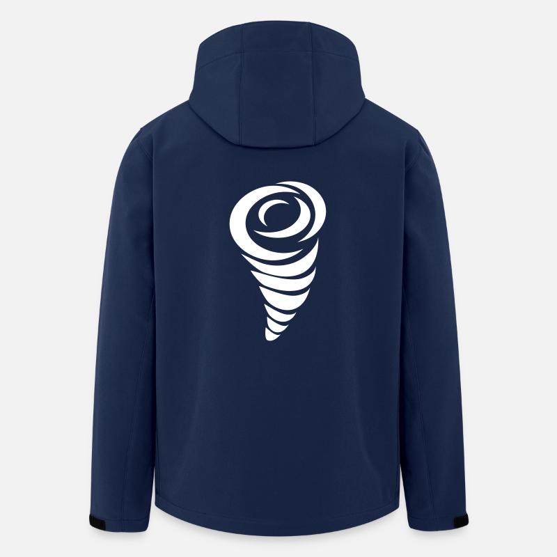 tornado - Men’s Recycled Softshell Jacket Discoverer by Stanley/Stella - navy