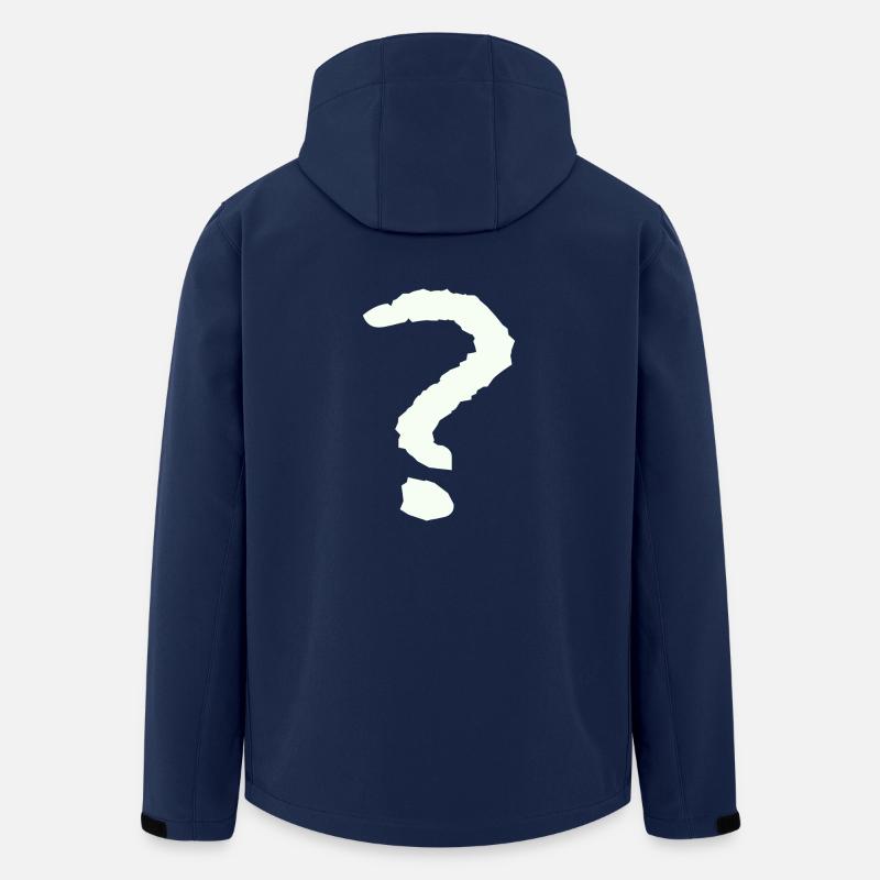 Points d’interrogation - Veste softshell homme en polyester recyclé Stanley/Stella - marine