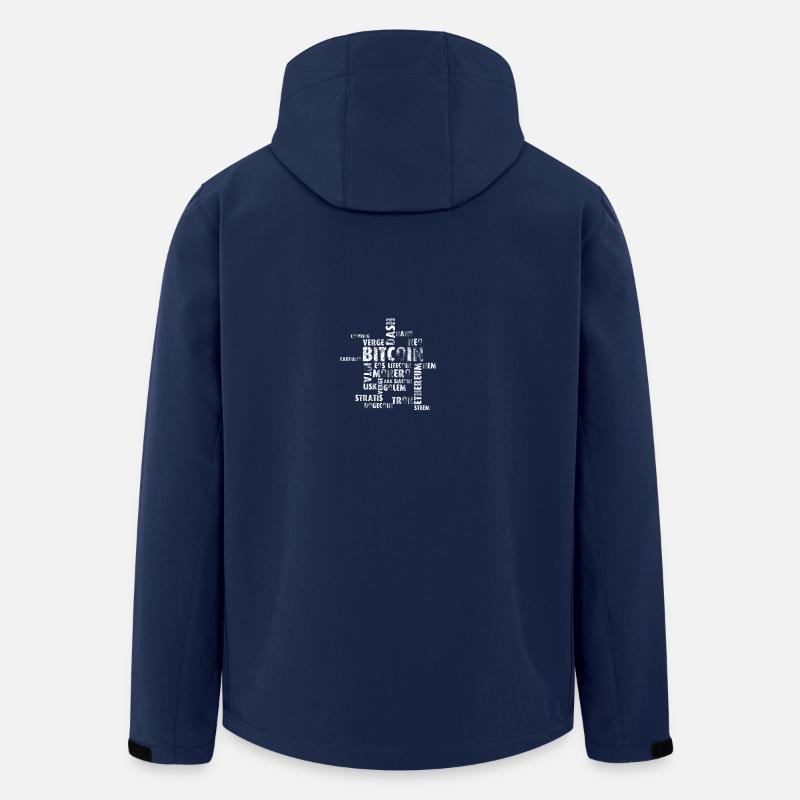Crypto Chaos - Recycelte Männer Softshell-Jacke von Stanley/Stella - Navy