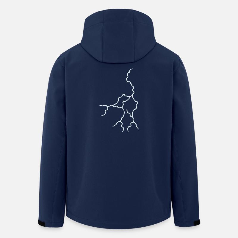 Lightning - Men’s Recycled Softshell Jacket by Stanley/Stella - navy