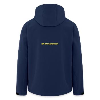 RIP XXXTentacion - Recycelte Männer Softshell-Jacke von Stanley/Stella - Navy - Hinten - AI Model Male 185 light (185cm)