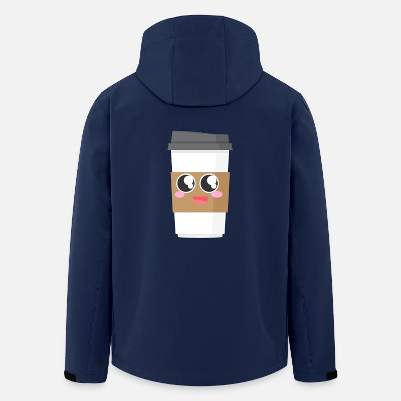 Sweet Coffee Cup - Recycelte Männer Softshell-Jacke von Stanley/Stella - Navy