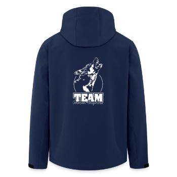 TEAM German Shepherd IGP Sport canin Wilsigns - Veste softshell homme en polyester recyclé Stanley/Stella - marine - Dos - AI Model Male 185 light (185cm)