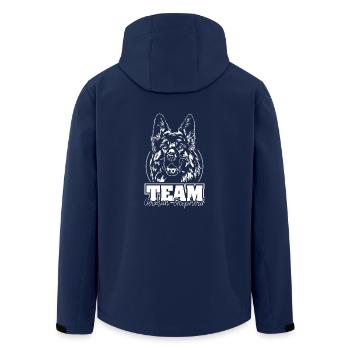 TEAM German Shepherd IGP Sport canin Wilsigns - Veste softshell homme en polyester recyclé Stanley/Stella - marine - Dos - AI Model Male 185 light (185cm)
