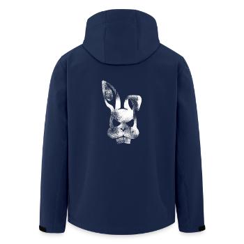 Mauvais lapin - Veste softshell homme en polyester recyclé Stanley/Stella - marine - Dos - AI Model Male 185 light (185cm)