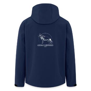 GERMAN SHEPHERD Chiens Chiens IGP Wilsigns - Veste softshell homme en polyester recyclé Stanley/Stella - marine - Dos - AI Model Male 185 light (185cm)