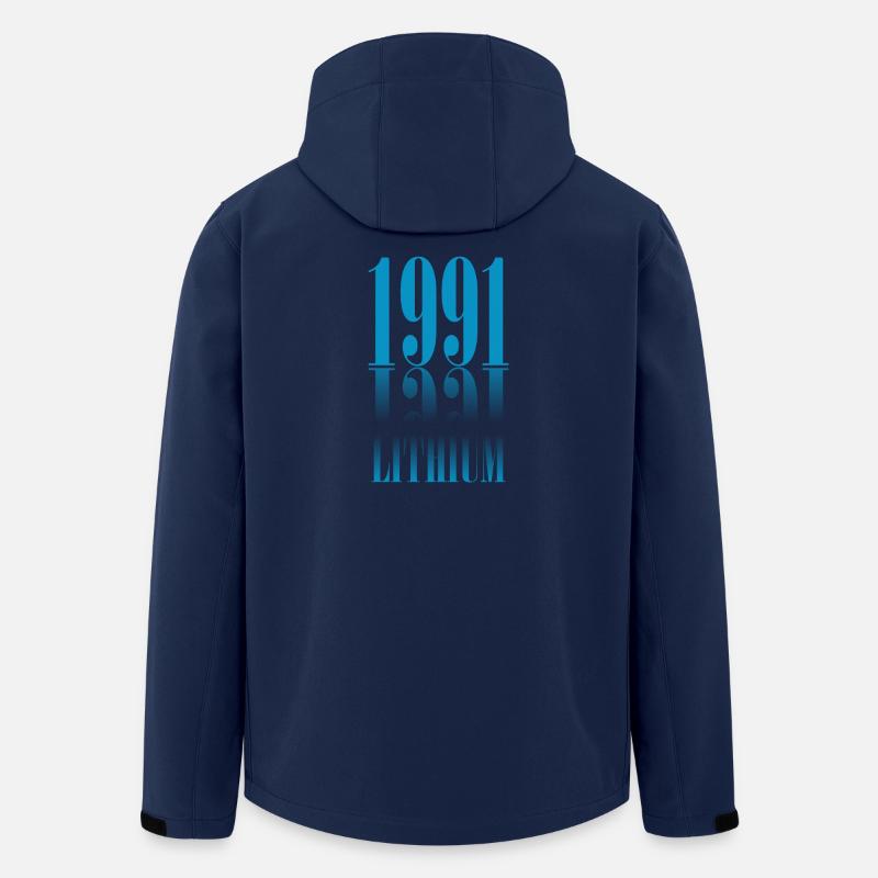Grunge 1991 Lithium - Recycelte Männer Softshell-Jacke von Stanley/Stella - Navy