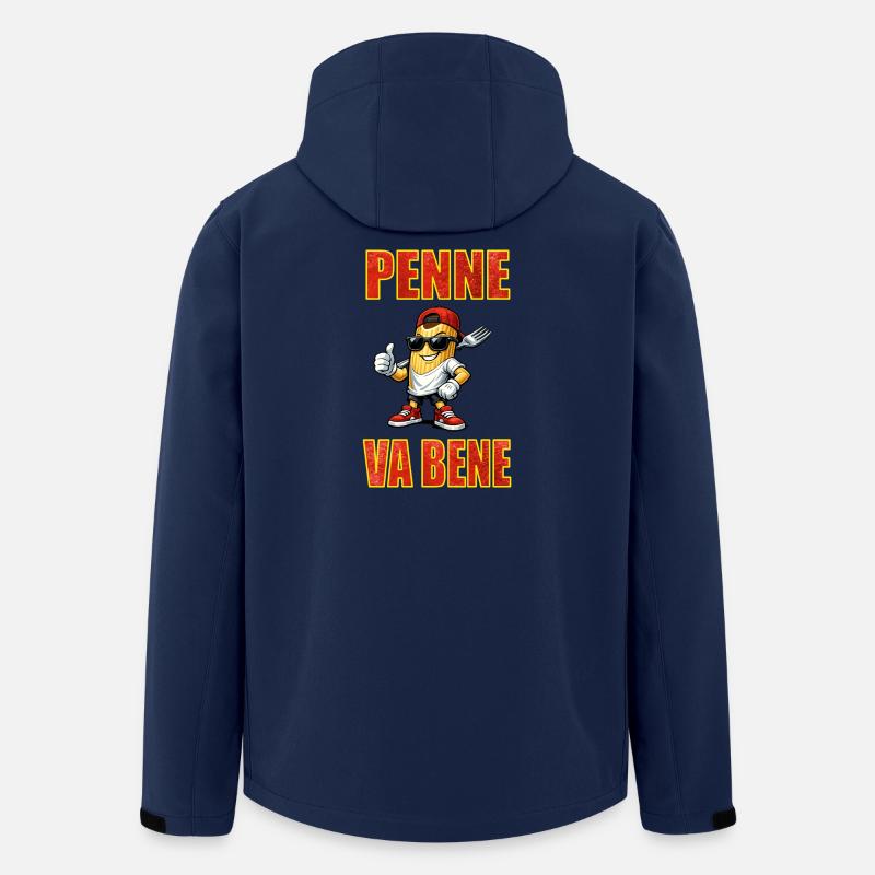 Nudeln, Penne  - Recycelte Männer Softshell-Jacke von Stanley/Stella - Navy