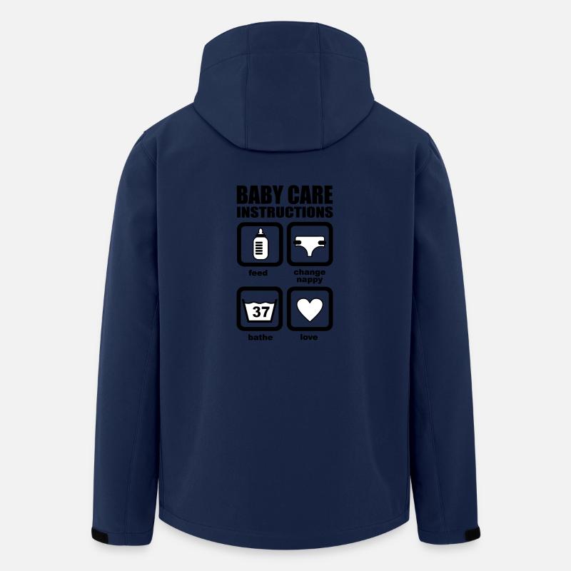 Baby - Recycelte Männer Softshell-Jacke von Stanley/Stella - Navy