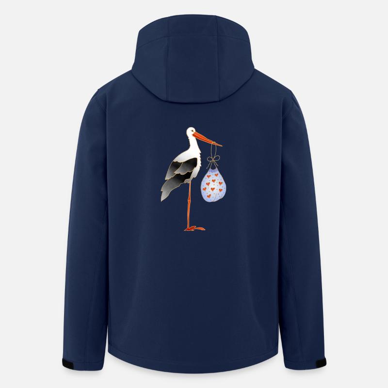 stork - Men’s Recycled Softshell Jacket by Stanley/Stella - navy