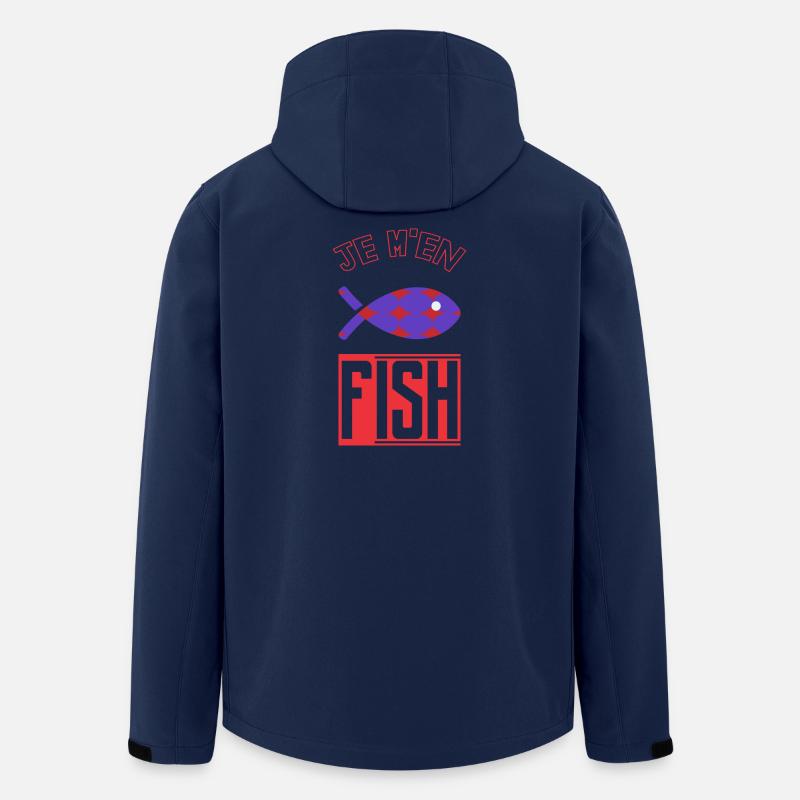 IST MIR EGAL - Recycelte Männer Softshell-Jacke von Stanley/Stella - Navy
