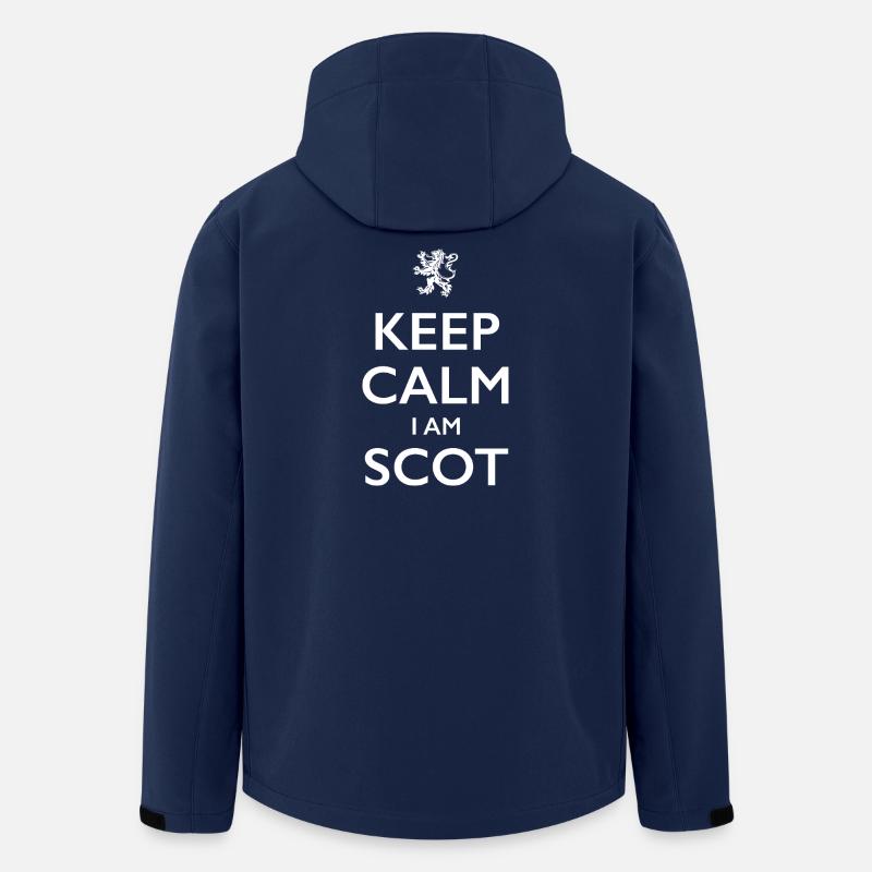 Ecosse Ecosse Schottland - Veste softshell homme en polyester recyclé Stanley/Stella - marine