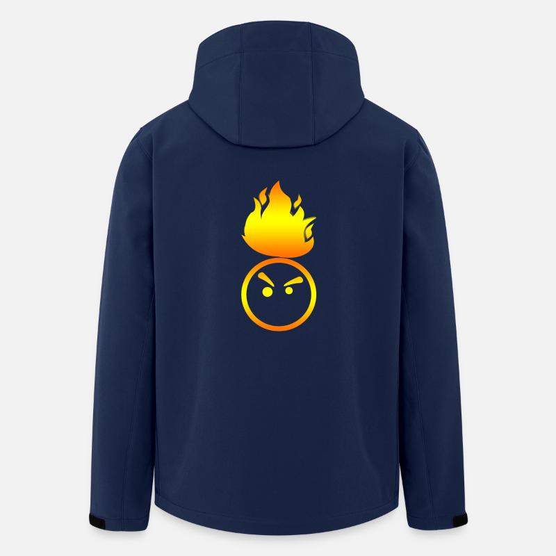 Feuerkopf - Recycelte Männer Softshell-Jacke von Stanley/Stella - Navy