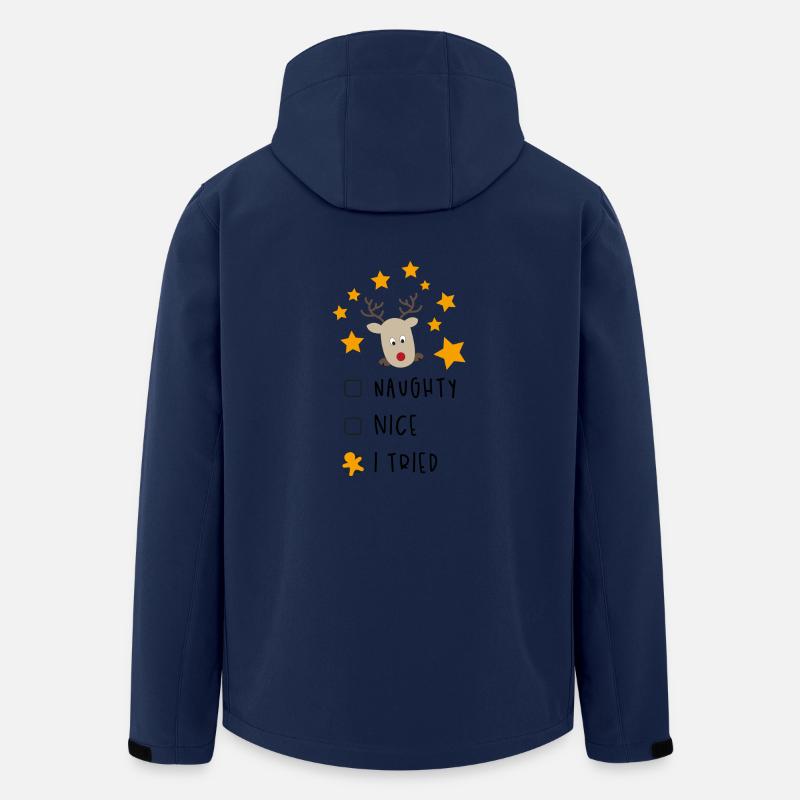 Weihnachten - Recycelte Männer Softshell-Jacke von Stanley/Stella - Navy