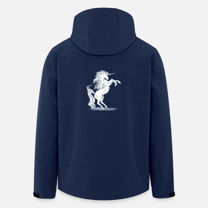 Einhorn - Einhorn - Recycelte Männer Softshell-Jacke von Stanley/Stella - Navy