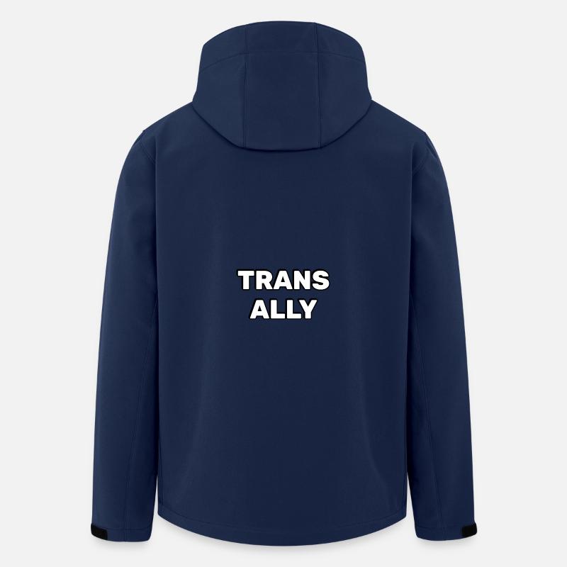 Trans Ally - Recycelte Männer Softshell-Jacke von Stanley/Stella - Navy