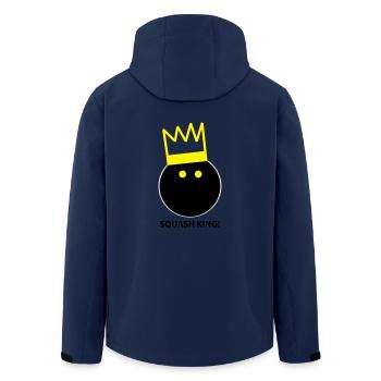 Squash King - Recycelte Männer Softshell-Jacke von Stanley/Stella - Navy - Hinten - AI Model Male 185 light (185cm)