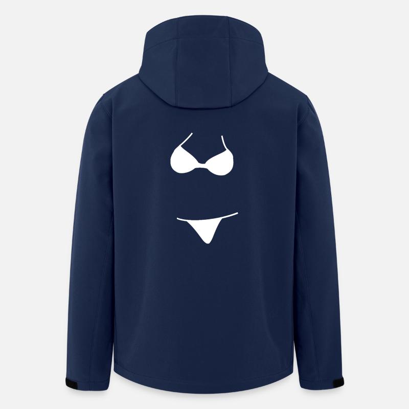 Bikini logo - Men’s Recycled Softshell Jacket by Stanley/Stella - navy