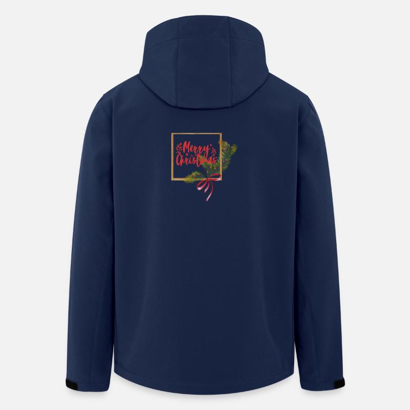 Merry Christmas - Recycelte Männer Softshell-Jacke von Stanley/Stella - Navy
