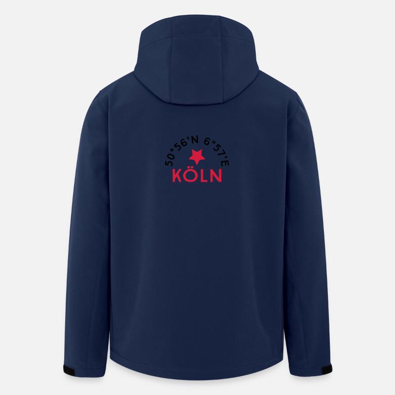 Köln - Recycelte Männer Softshell-Jacke von Stanley/Stella - Navy