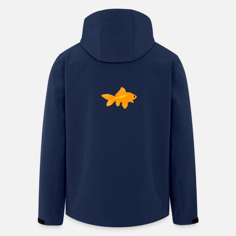 Goldfisch - Recycelte Männer Softshell-Jacke von Stanley/Stella - Navy