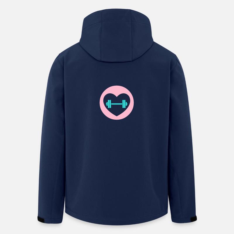entraînement - Veste softshell homme en polyester recyclé Stanley/Stella - marine