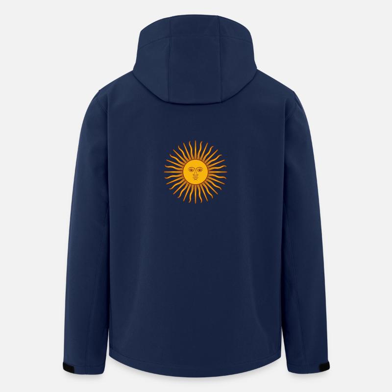 Strahlende Sonne - Recycelte Männer Softshell-Jacke von Stanley/Stella - Navy
