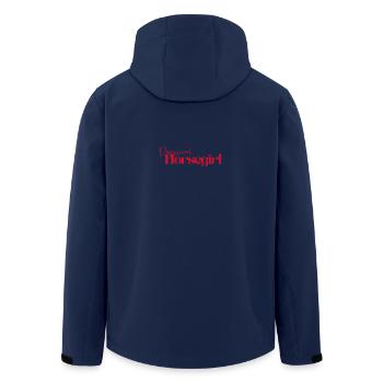 Cavalière professionnelle - Veste softshell homme en polyester recyclé Stanley/Stella - marine - Dos - AI Model Male 185 light (185cm)